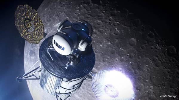 NASA 与 SpaceX 和 Blue Origin 合作研发载人登月装置